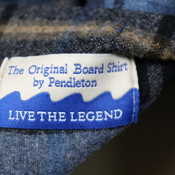 Pendleton Wool Board Shirt Tartan Plaid VTG Large - Picture 8 of 8